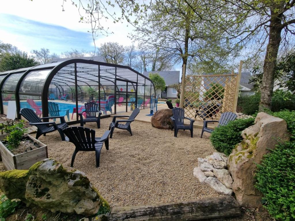 Les Chalets De Saumur, Piscine & Parc Boise, 100M Du Cadrenoir Dış mekan fotoğraf